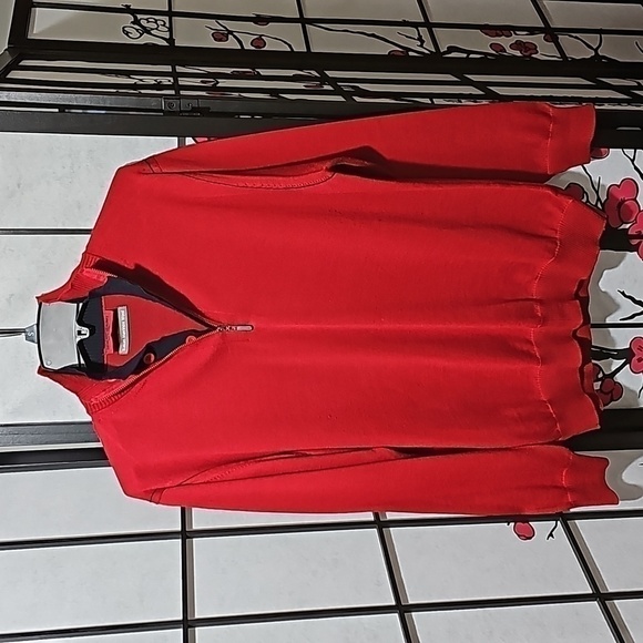 Luciano Visconti Other - Luciano Visconti Red 1/4 Zip Pullover Sweater Size Large